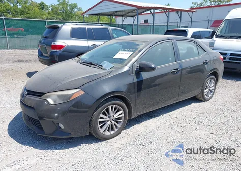 2014 Toyota Corolla Le Plus z USA, uszkodzony, nr VIN 5YFBURHE0EP013071